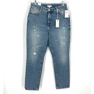Good American Good Classic Straight Leg Jeans Indigo Blue Women's Size 8/29 NWT